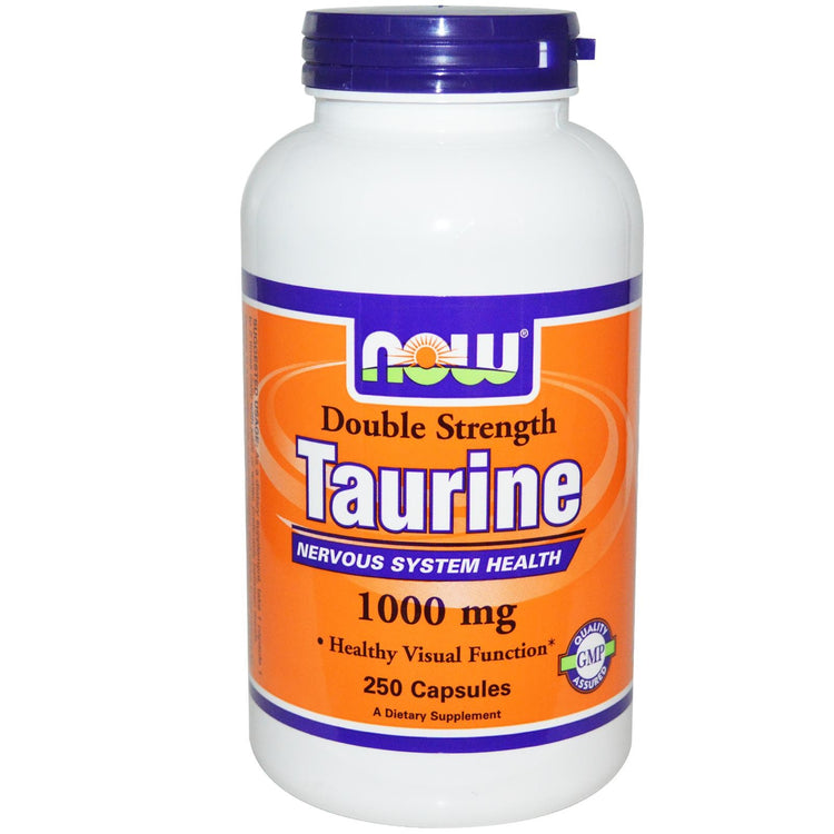 Now Foods Taurine Double Strength 1000mg 250 Capsules