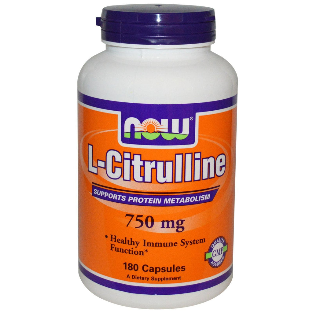 Now Foods L-Citrulline 750mg 180 Capsules