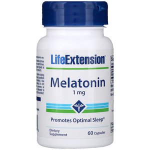 Life Extension Melatonin 1mg 60 Capsules