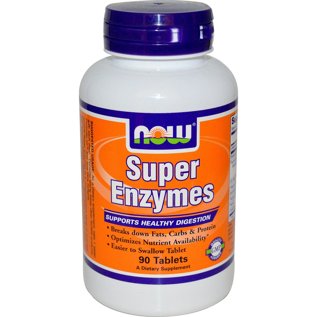 Now Foods Super Enzymes 90 Tablets