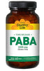 Country Life PABA Gluten Free Time Release 1000mg 60 Tablets