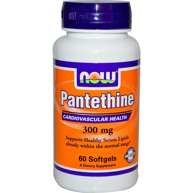 Now Foods Pantethine 300mg 60 Softgels