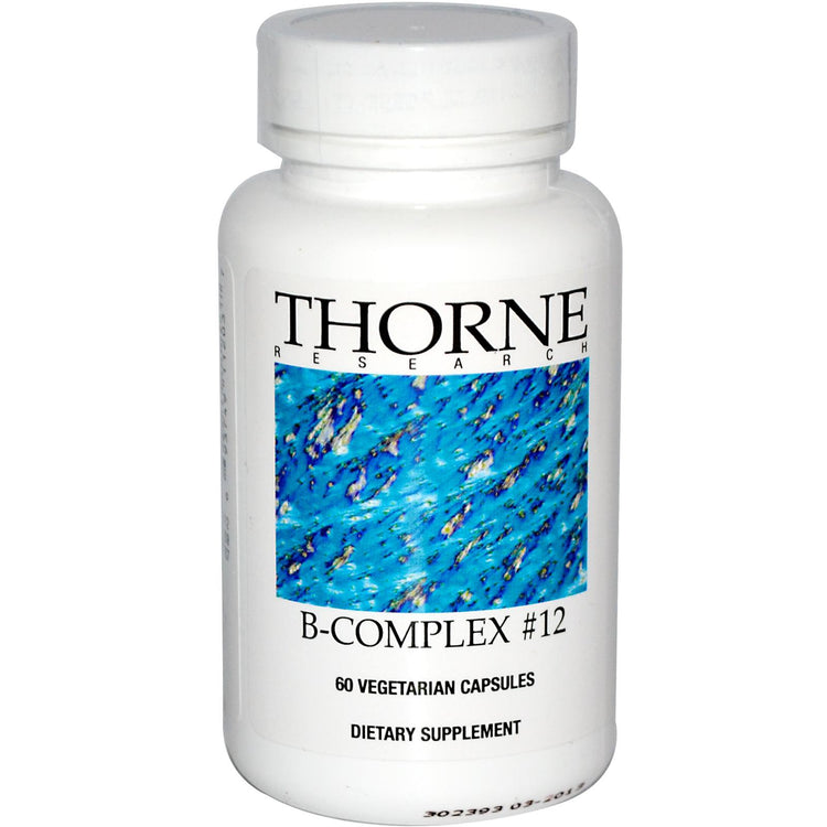 Thorne Research B-Complex 12 60 Veggie Capsules - Dietary Supplement