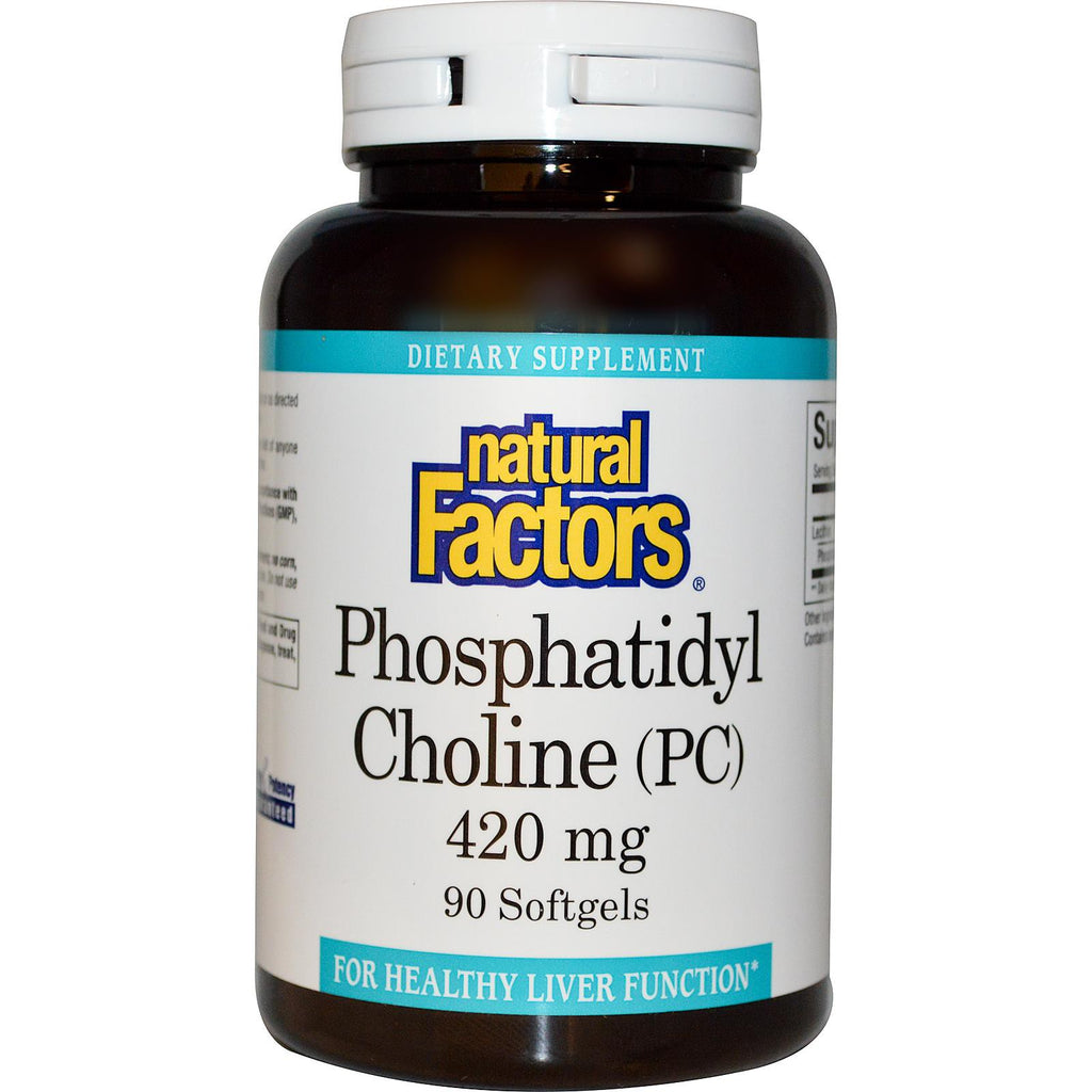 Natural Factors Phosphatidyl Choline (PC) 420mg 90 Softgels