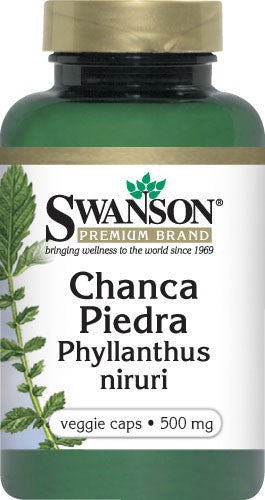 Swanson Premium Chanca Piedra Phyllanthus niruri 500mg 60 Veggie Capsules