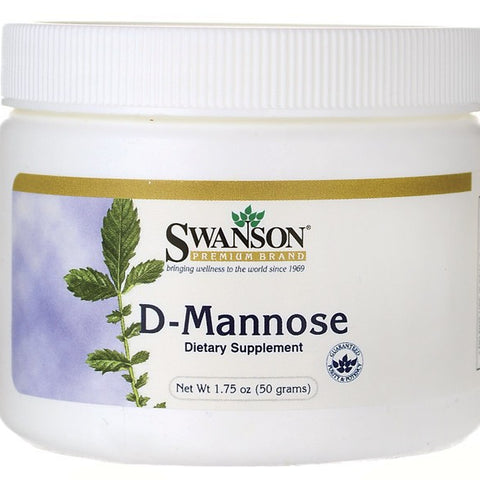 Swanson Premium D-Mannose Powder 1.75 Oz (50gm)