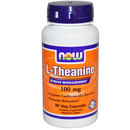 Now Foods L-Theanine 100mg 90 Vcaps