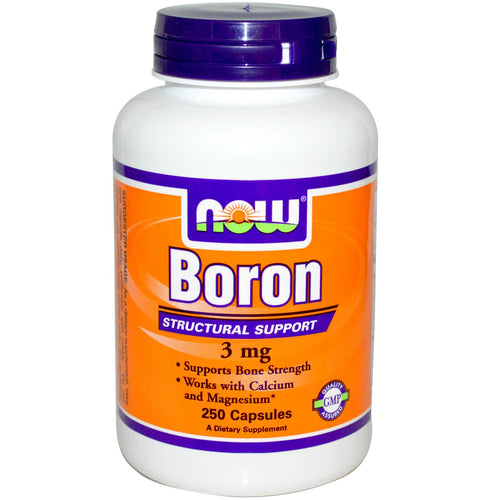 Now Foods Boron 3mg 250 Capsules