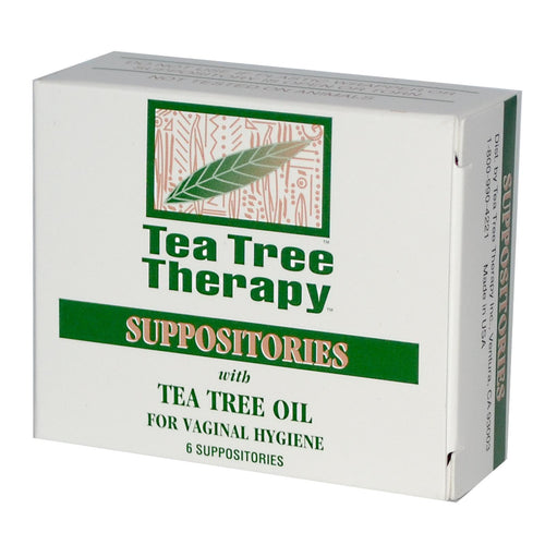 Tea Tree Therapy Suppositories with Tea Tree Oil for Vaginal Hygiene 6 Suppositories