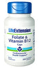 Life Extension BioActive Folate & Vitamin B12 90 Vegetarian Capsules