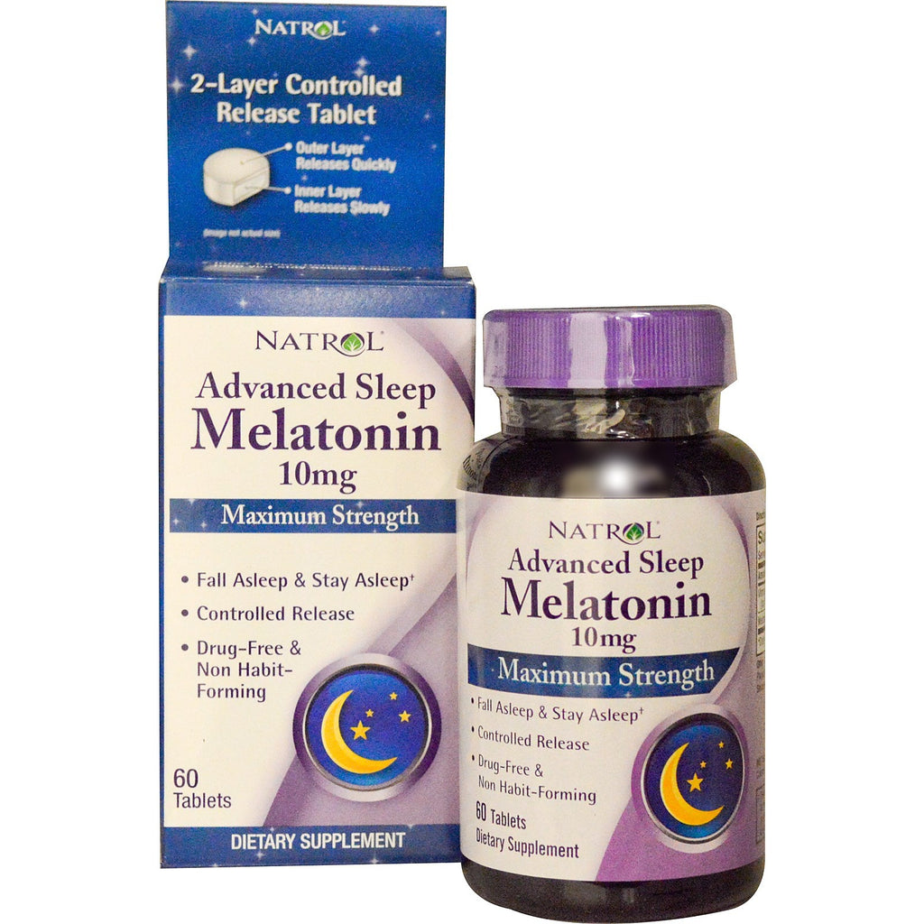 Natrol, Melatonin, Maximum Strength, 10 mg, 60 Tablets