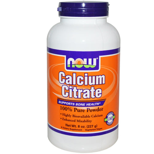 Now Foods Calcium Citrate 100% Pure Powder 8 oz (227g)