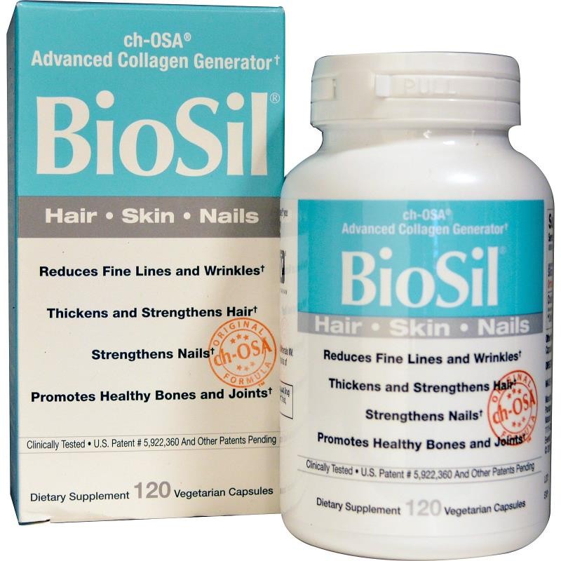 Natural Factors, BioSil, ch-OSA Advanced Collagen Generator, 120 Vegetarian Capsules