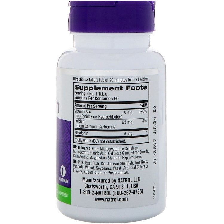 Natrol Melatonin 5mg 60 Tablets