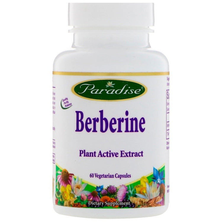 Paradise Herbs Berberine 60 Vegetarian Capsules