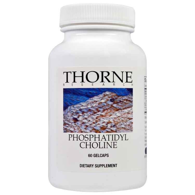 Thorne Research, Phosphatidyl Choline, 60 Gelcaps