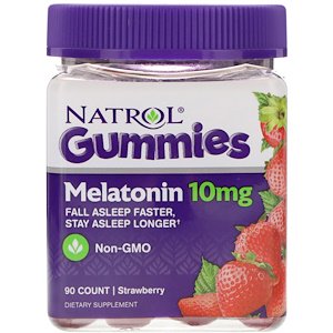 Natrol Gummies Melatonin Strawberry 10mg 90 Count