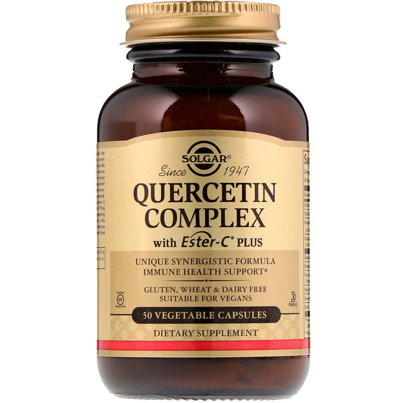 Solgar Quercetin Complex with Ester-C Plus 50 Vegetable Capsules