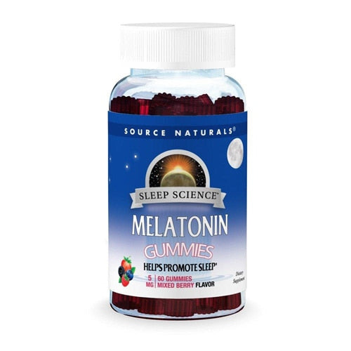 Source Naturals Sleep Science Melatonin Mixed Berry 5mg - 60 Gummies