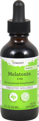 Vitacost Melatonin Liquid 3mg per serving - 2 fl oz