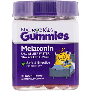 Natrol Kids Melatonin Berry For Ages 4 & Up 90 Gummies